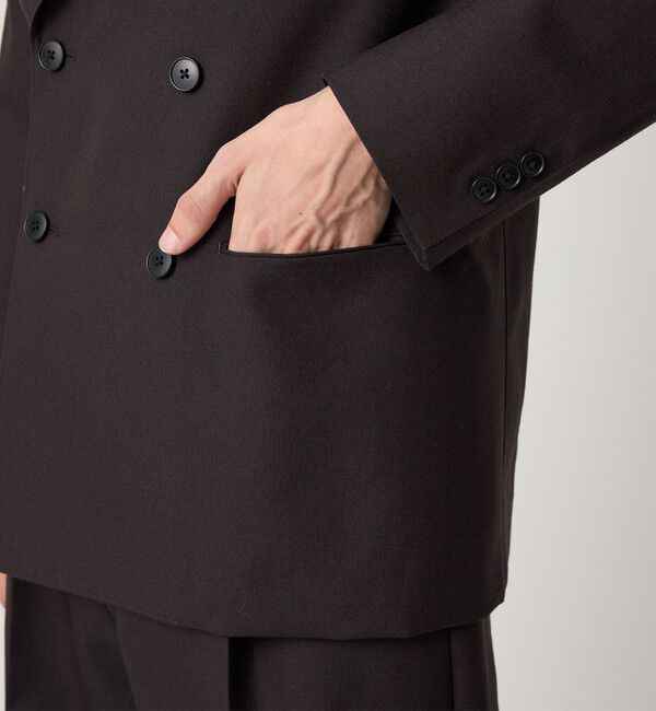 STEVEN ALAN「＜Steven Alan＞ ウール オックスフォード ダブルブレステッド 6B ジャケット」|テーラードジャケット|