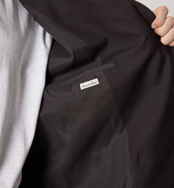 STEVEN ALAN「＜Steven Alan＞ ウール オックスフォード ダブルブレステッド 6B ジャケット」|テーラードジャケット|