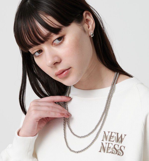 BEAUTY&YOUTH UNITED ARROWS「ボールチェーン ロング ネックレス」|ネックレス|