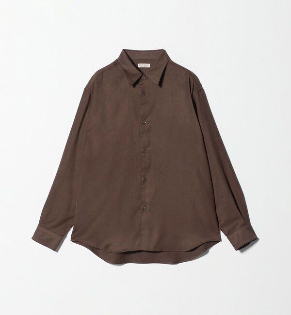 BEAUTY&YOUTH UNITED ARROWS「スエード タッチ レギュラー シャツ FORM型」|シャツ・ブラウス|