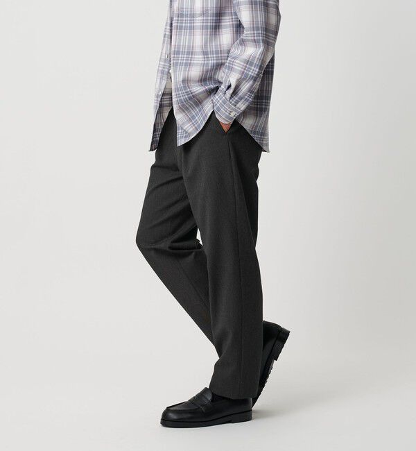 BEAUTY&YOUTH UNITED ARROWS「アルガン TR 1プリーツ テーパード パンツ NO.7」|チノ|