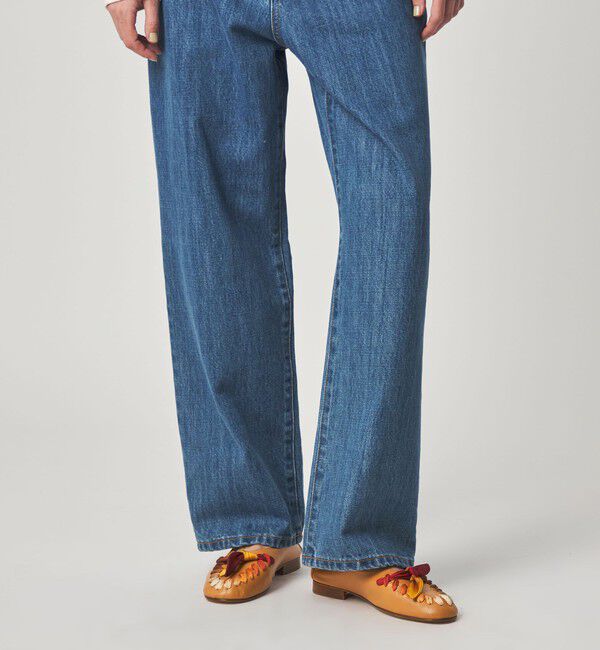 STEVEN ALAN「＜Steven Alan＞コットン デニム ストレート パンツ」|デニム|