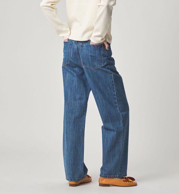 STEVEN ALAN「＜Steven Alan＞コットン デニム ストレート パンツ」|デニム|