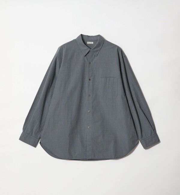 STEVEN ALAN「＜Steven Alan＞ ポプリン グラフチェック レギュラーカラー シャツ LOOSE」|シャツ・ブラウス|