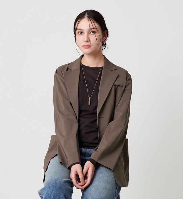 BEAUTY&YOUTH UNITED ARROWS「2ボタンシングルジャケット ウォッシャブル 吸水速乾 UVカット」|テーラードジャケット|