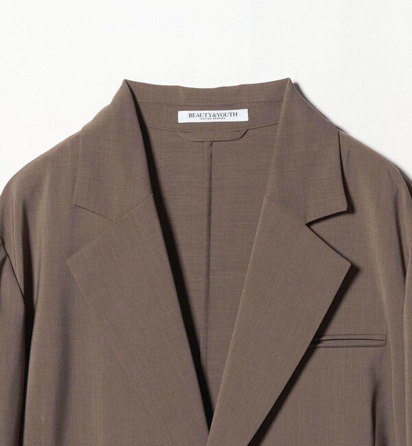 BEAUTY&YOUTH UNITED ARROWS「2ボタンシングルジャケット ウォッシャブル 吸水速乾 UVカット」|テーラードジャケット|