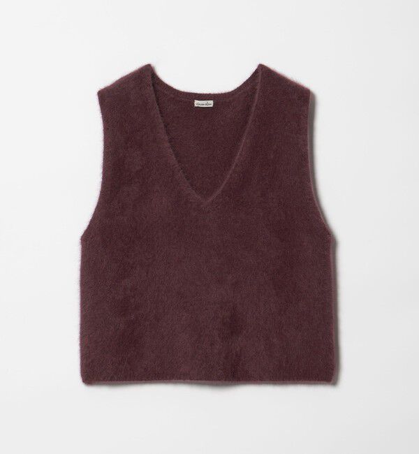 STEVEN ALAN「＜Steven Alan＞オーストラリアンウール ミックス ニットベスト」|ベスト・ジレ|