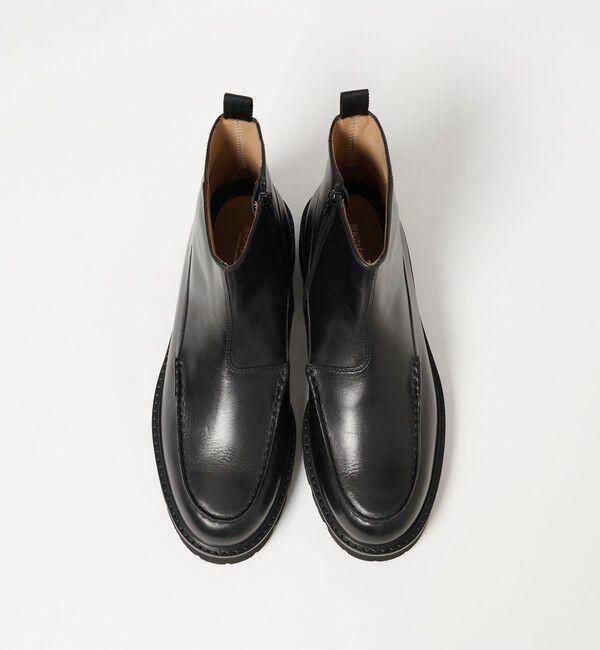 BEAUTY&YOUTH UNITED ARROWS「モカシン ジッパー ブーツ」|ショートブーツ|