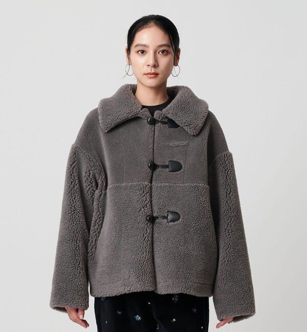BEAUTY&YOUTH UNITED ARROWS「【WEB限定】ボア&times;フェイクムートン ループボタンジャケット 2WAY」|その他|