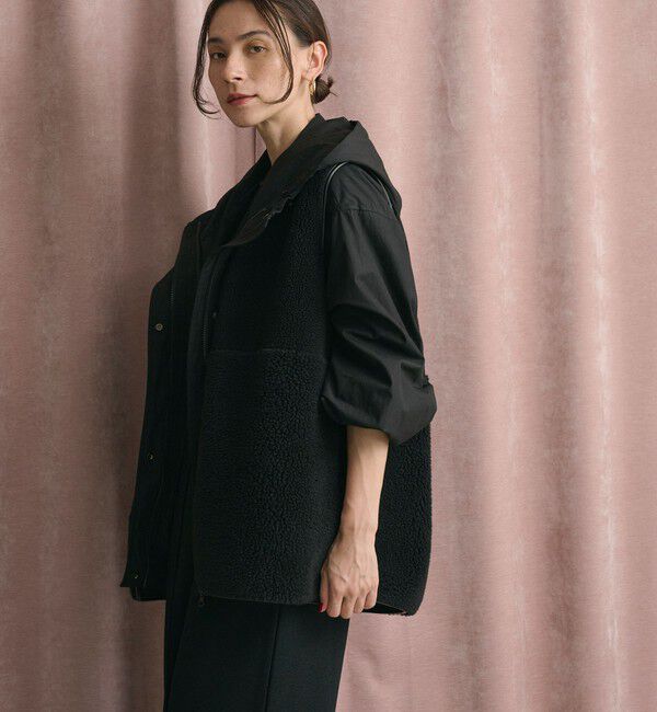 BEAUTY&YOUTH UNITED ARROWS「【WEB限定】ボア&times;フェイクムートン リバーシブルベスト」|ダウンベスト・ベスト|