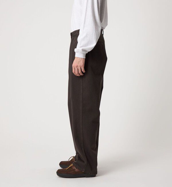 STEVEN ALAN「＜Steven Alan＞ ツイル ガーメントダイ アーミー ノープリーツ トラウザーズ」|チノ|