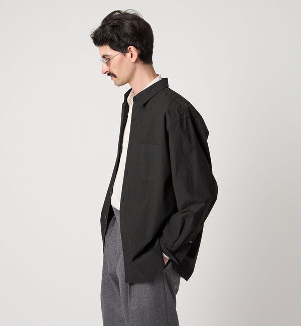 STEVEN ALAN「＜Steven Alan＞ ガーメントダイ ポプリン レギュラーカラー シャツ LOOSE」|シャツ・ブラウス|