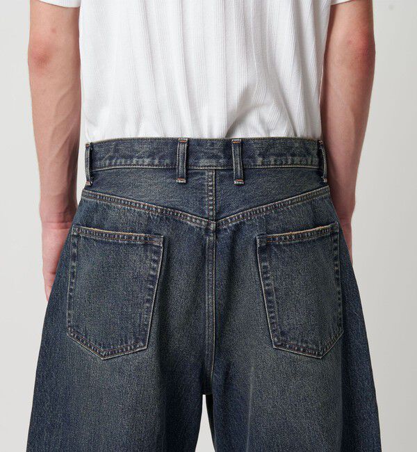 MONKEY TIME「デニム カーブ パンツ」|チノ|