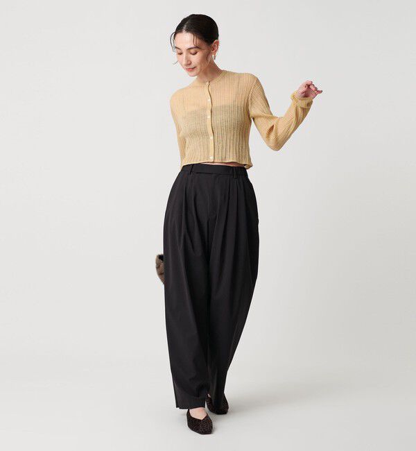 BEAUTY&YOUTH UNITED ARROWS「アルパカブレンド ランダムリブカーディガン」|カーディガン|