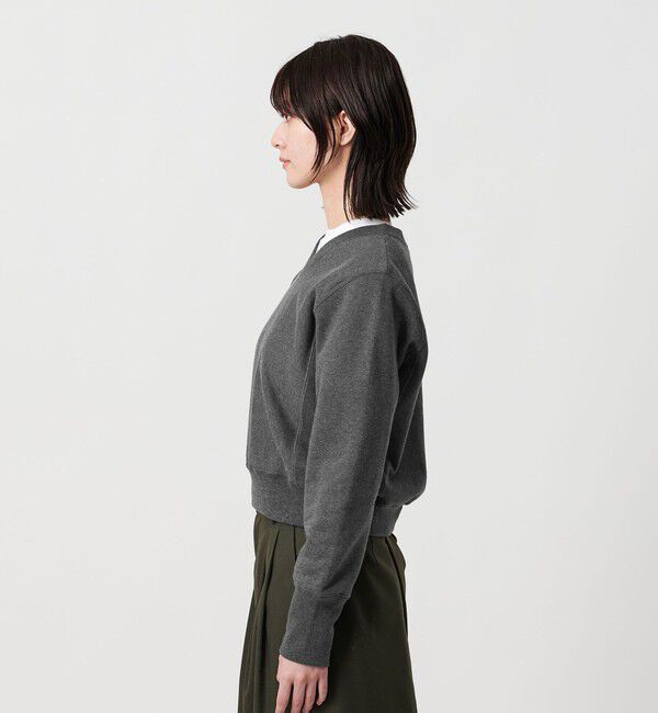 BEAUTY&YOUTH UNITED ARROWS「Vネックコンパクト スウェットプルオーバー」|スウェット・ジャージ|