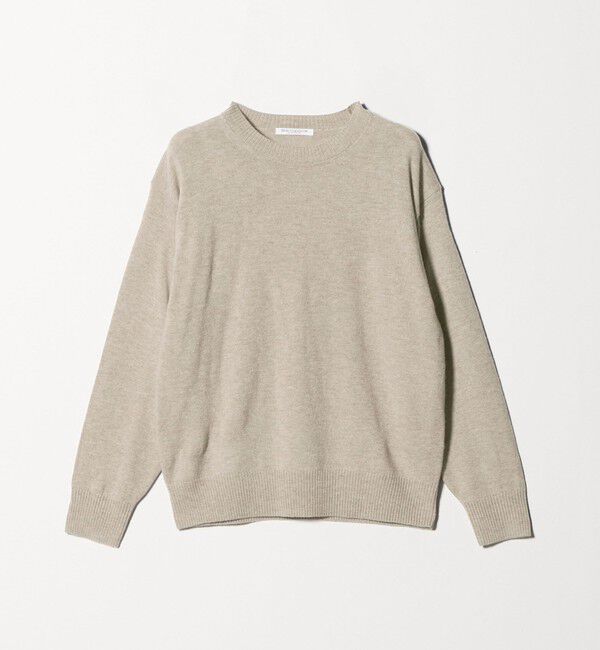 BEAUTY&YOUTH UNITED ARROWS「ウールカシミヤ天竺 クルーネック ニットプルオーバー ウォッシャブル」|ニット・セーター|