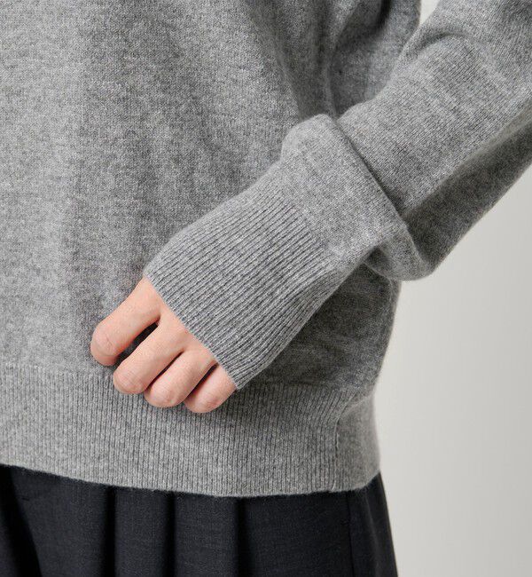 BEAUTY&YOUTH UNITED ARROWS「ウールカシミヤ クルーネックニット＆ストール ウォッシャブル」|ニット・セーター|