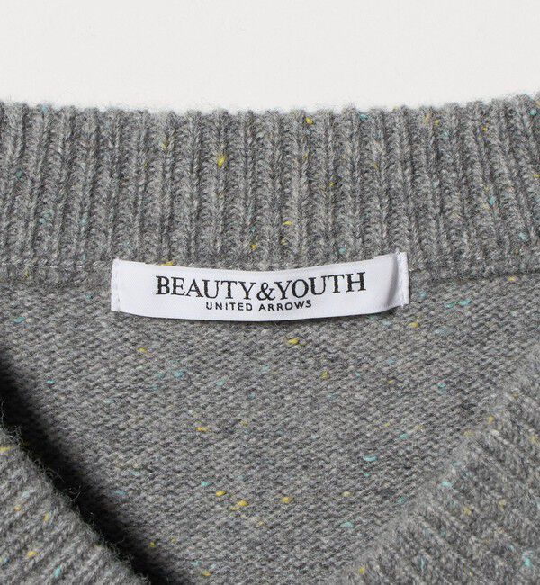 BEAUTY&YOUTH UNITED ARROWS「ウールナイロンブレンド Vネックニットプルオーバー」|ニット・セーター|
