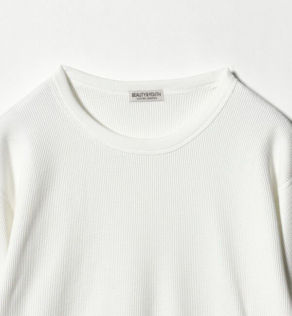 BEAUTY&YOUTH UNITED ARROWS「ハイゲージ ガスコットン サーマル クルーネック カットソー」|Tシャツ・カットソー|