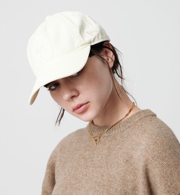 BEAUTY&YOUTH UNITED ARROWS「【別注】＜NEW ERA＞コーデュロイ ロゴ キャップ」|キャップ・キャスケット|