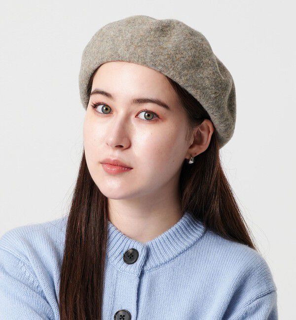 BEAUTY&YOUTH UNITED ARROWS「メランジ シンプル ベレー帽」|ハンチング・ベレー帽|MOCA