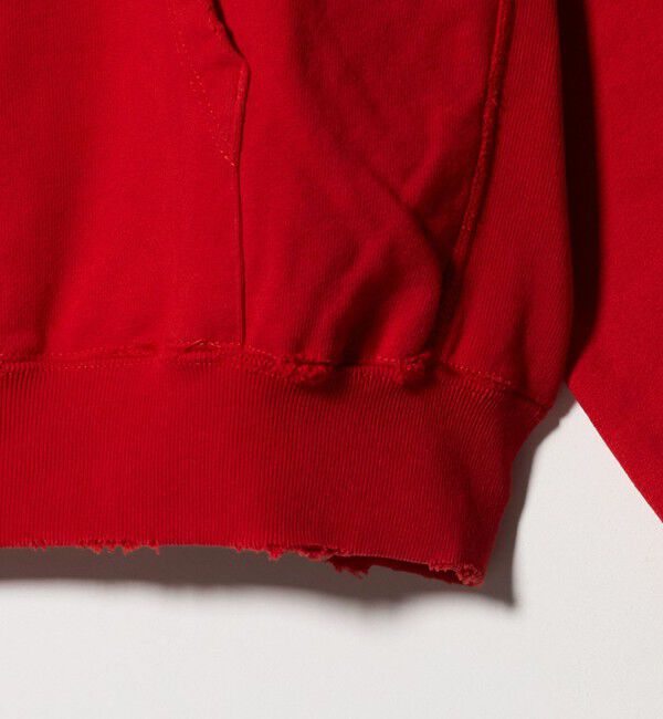 BEAUTY&YOUTH UNITED ARROWS「クラッシュ スウェット ジップ フーディ」|パーカー|