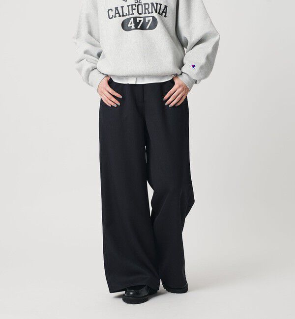 BEAUTY&YOUTH UNITED ARROWS「毛ブレンド ワイドフレアパンツ ウォッシャブル」|その他|