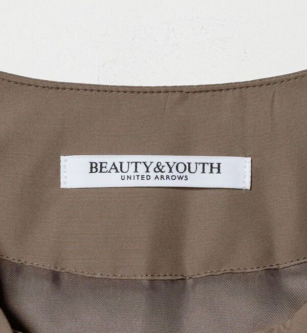 BEAUTY&YOUTH UNITED ARROWS「ポリエステルブレンド ノーカラーバルーンジップブルゾン」|ブルゾン・スタジャン|