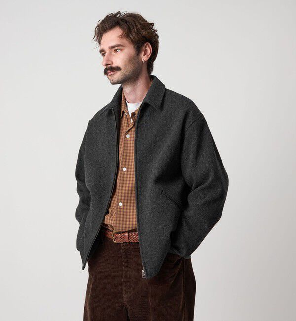 STEVEN ALAN「＜Steven Alan＞ クッキークロス ワーク ブルゾン」|ブルゾン・スタジャン|