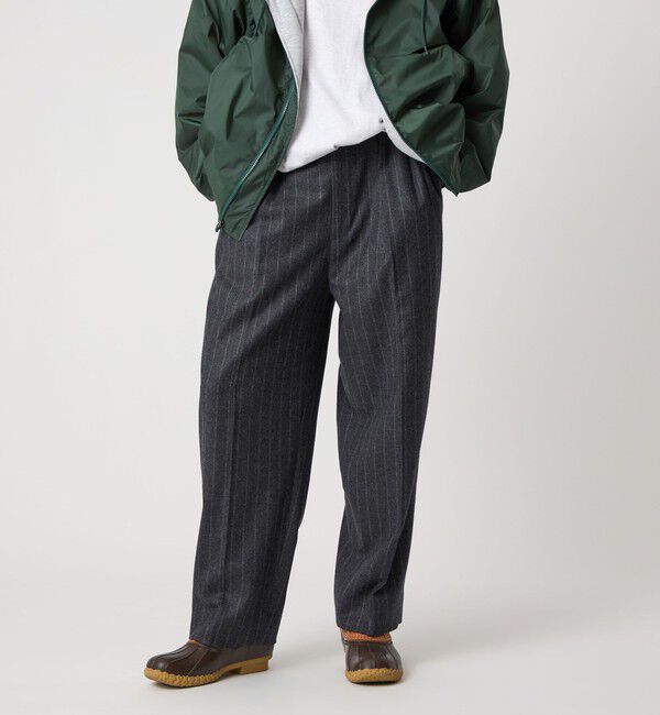 STEVEN ALAN「＜Steven Alan＞ ウール フラノ インツープリーツ ドレス トラウザーズ」|スラックス|その他1