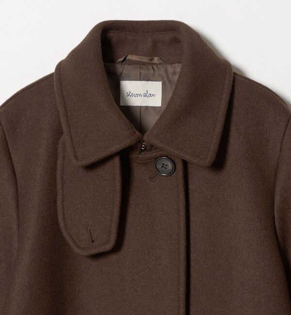 STEVEN ALAN「＜Steven Alan＞ウール カシミヤ テント ロング コート」|ステンカラーコート|