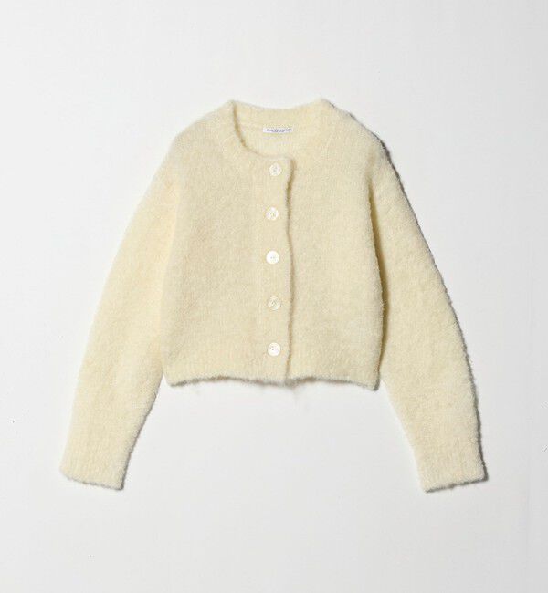 BEAUTY&YOUTH UNITED ARROWS「ウールブレンド ブークレ クルーネックカーディガン」|カーディガン|
