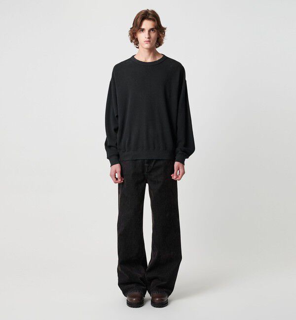 MONKEY TIME「サーマル ディストレスト クルーネック」|Tシャツ・カットソー|