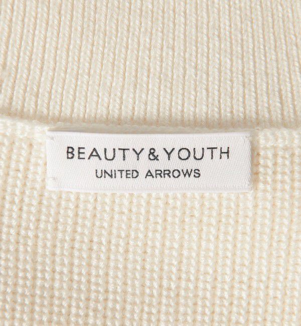 BEAUTY&YOUTH UNITED ARROWS「【WEB限定 WARDROBE SMART】マシーンウォッシャブル ウールミックス アゼ タートルネック」|ニット・セーター|