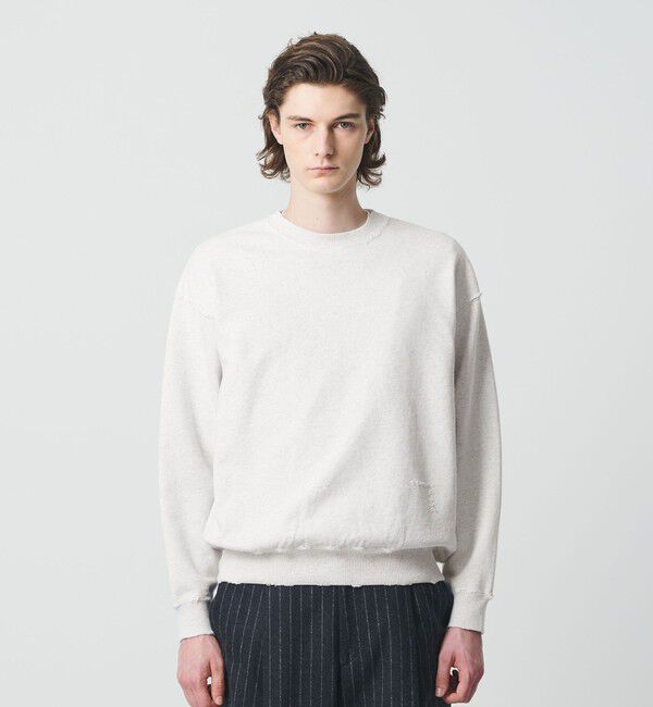 BEAUTY&YOUTH UNITED ARROWS「クラッシュ クルーネック スウェット」|Tシャツ・カットソー|