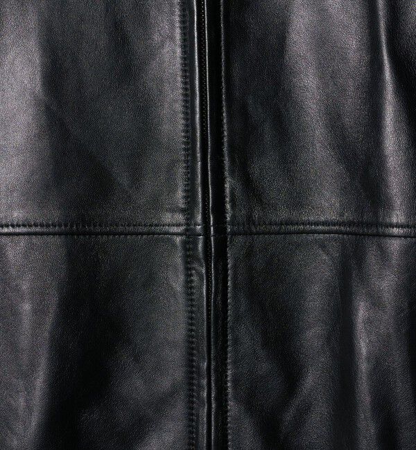 BEAUTY&YOUTH UNITED ARROWS「シープレザー ノーカラージップブルゾン」|その他|