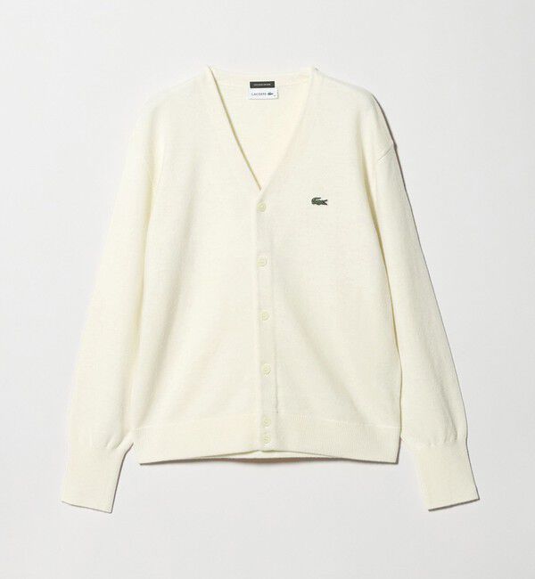BEAUTY&YOUTH UNITED ARROWS「【別注】＜LACOSTE＞ロングスリーブニットカーディガン」|カーディガン|