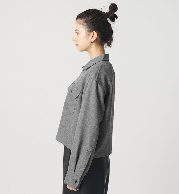 BEAUTY&YOUTH UNITED ARROWS「【WEB限定】ポリエステル ワイドショートシャツ」|シャツ・ブラウス|