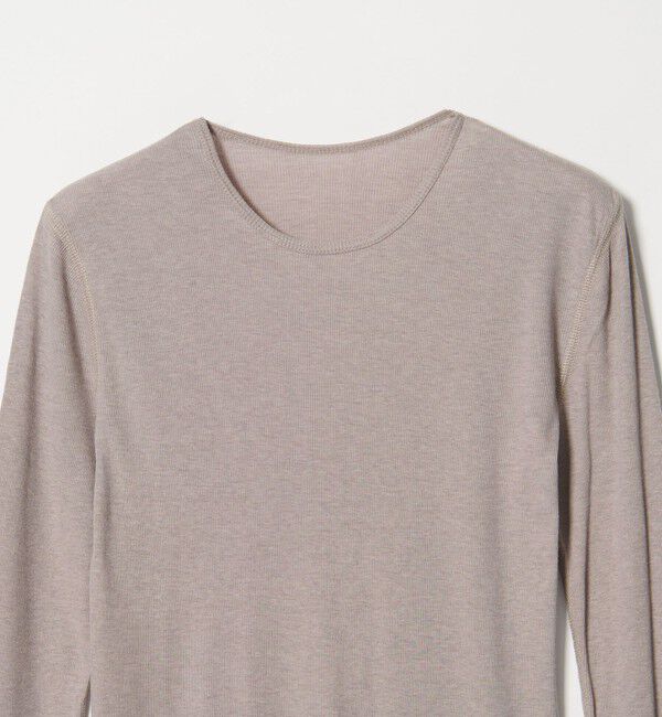 STEVEN ALAN「＜Steven Alan＞コットン シルク リブ クルーネック カットソー」|Tシャツ・カットソー|