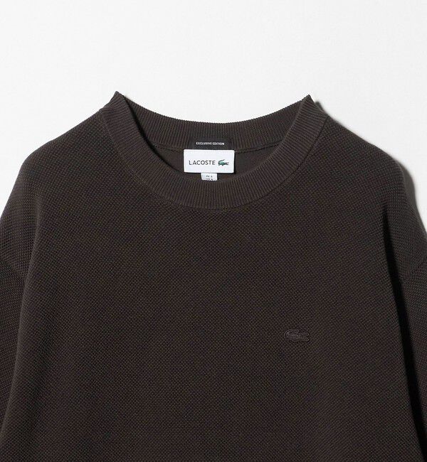 BEAUTY&YOUTH UNITED ARROWS「＜LACOSTE for BEAUTY&YOUTH＞クルーネック スウェット」|ニット・セーター|