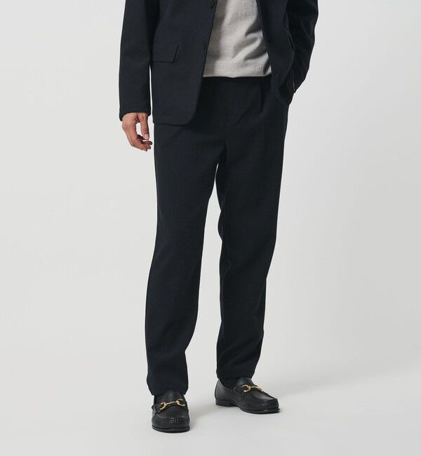 BEAUTY&YOUTH UNITED ARROWS「ブラッシュド ツイル1P テーパードパンツ」|チノ|