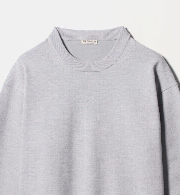BEAUTY&YOUTH UNITED ARROWS「ハイブリッド ウール クルーネック ニット ウォッシャブル」|ニット・セーター|