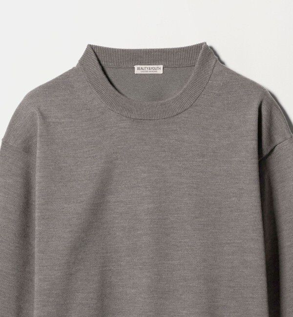 BEAUTY&YOUTH UNITED ARROWS「ハイブリッド ウール クルーネック ニット ウォッシャブル」|ニット・セーター|