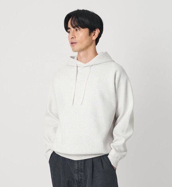 BEAUTY&YOUTH UNITED ARROWS「ミラノリブ ニット スウェットパーカー」|ニット・セーター|