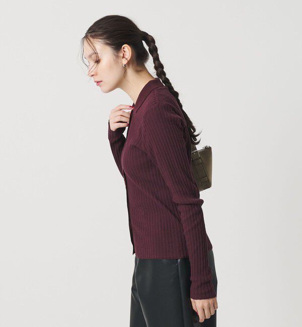 BEAUTY&YOUTH UNITED ARROWS「コットン タックリブ カーディガン」|カーディガン|