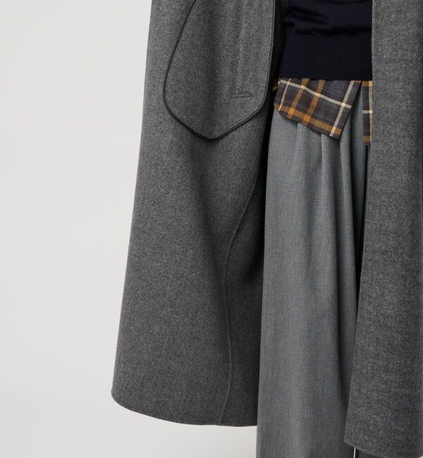 BEAUTY&YOUTH UNITED ARROWS「リバー ステンカラー ロングコート」|ステンカラーコート|