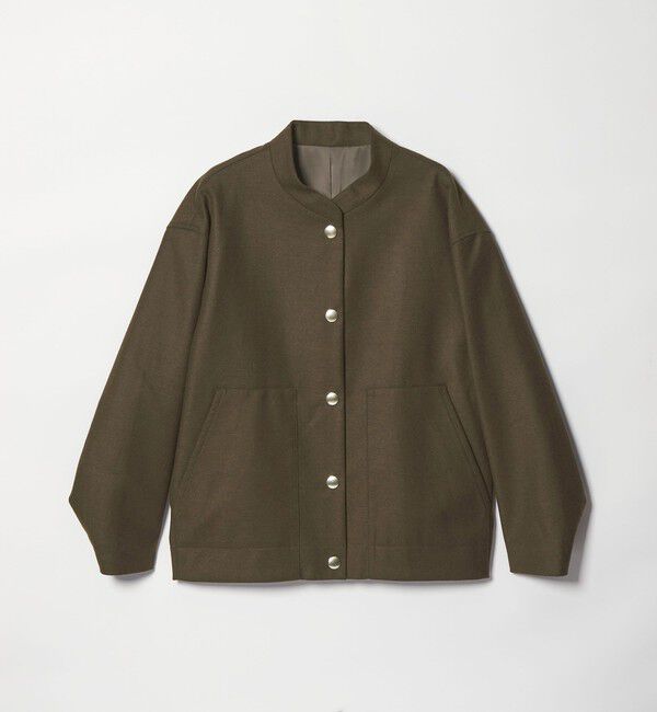 BEAUTY&YOUTH UNITED ARROWS「毛ブレンド スナップブルゾン」|ブルゾン・スタジャン|