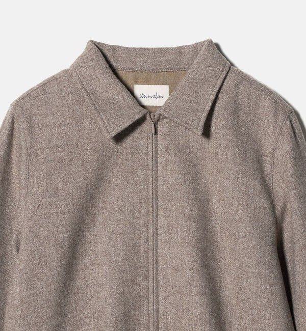 STEVEN ALAN「＜Steven Alan＞ジップ シャツブルゾン」|シャツ・ブラウス|