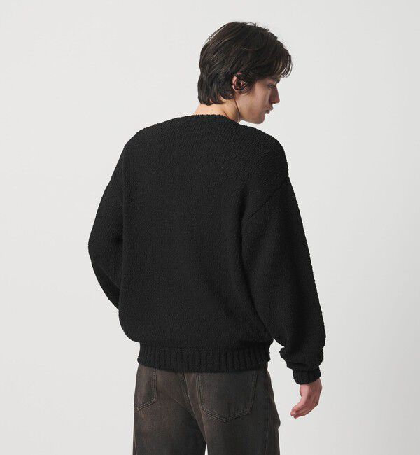 MONKEY TIME「コットン スラブ クルーネック」|ニット・セーター|