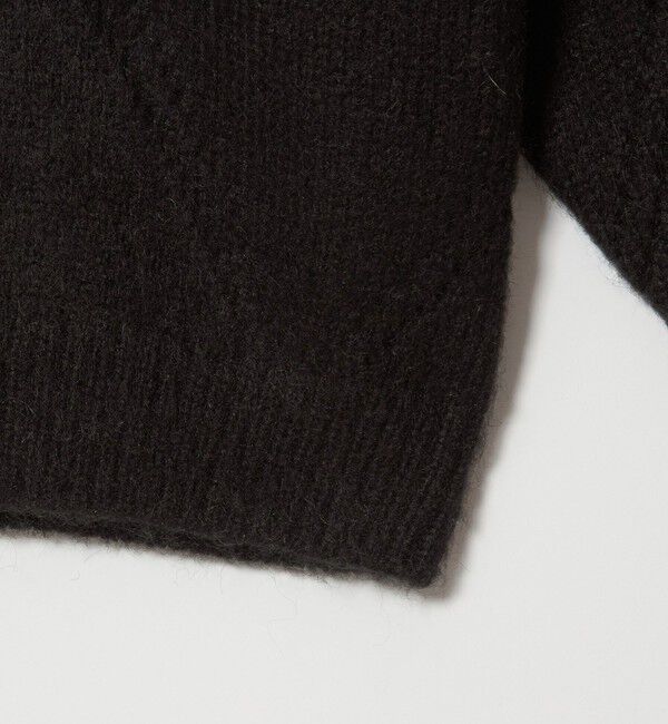 MONKEY TIME「モヘヤミックス ダイヤパターン クルーネック ニット」|ニット・セーター|